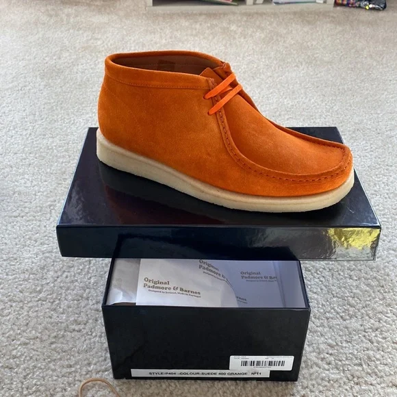Alex Mill X Padmore & Barnes Desert Suede Boots Alex Mill X Padmore & Barnes Suede Desert Boots In Beige  main image 2
